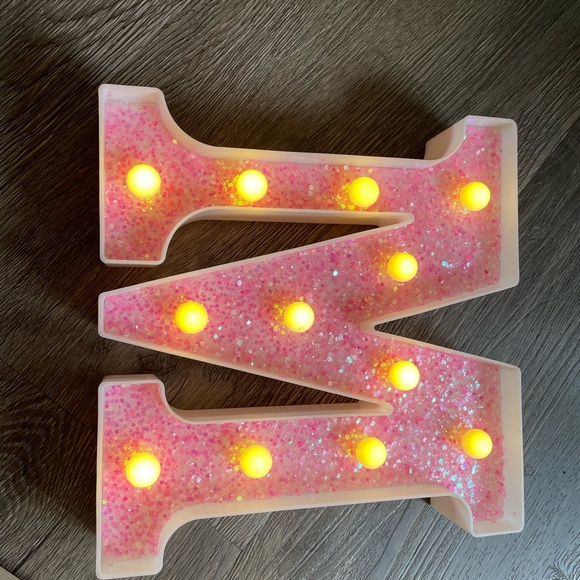 Note board Marquis letter M and ombré mesh bag - Picture 7 of 10